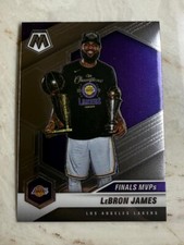 LEBRON JAMES - 2020-21 PANINI MOSAIC BASKETBALL FINALS MVPS INSERT CARD