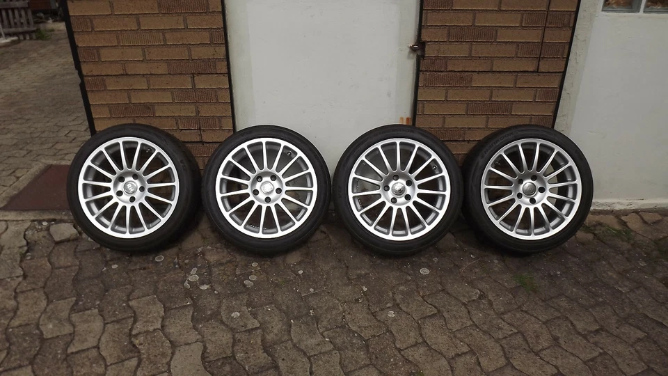 8x17 RH Alufelgen AS Speiche ET 55 + 3 Paar Distanzscheiben 215/45ZR17 Reifen - Bild 4 von 4