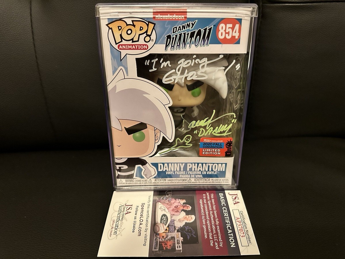 DANNY PHANTOM FUNKO POP SIGNED BY DAVID/BUTCH HARTMAN W/ DRAWING