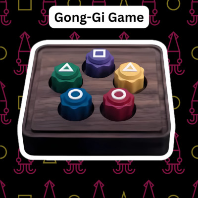 Squid Game Gonggi Game Props Five Pieces (New Condition) 