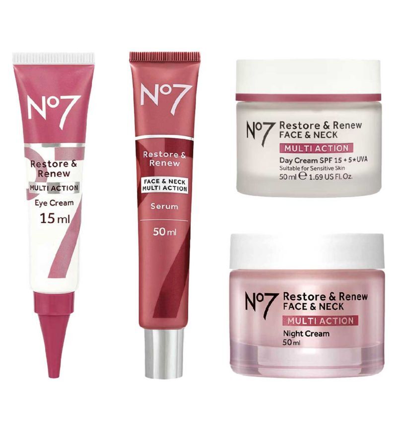 No7 Restore Renew Skincare Regime UK