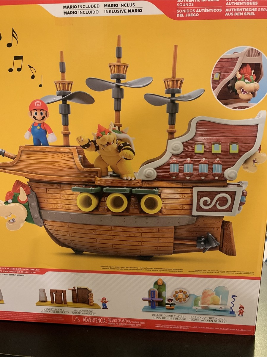 Nintendo Super Mario Deluxe Playset Bowser Ship informacionpublica