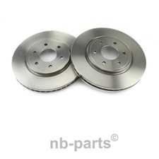 2x Bremsscheibe vorne 296mm für Nissan NP300 D40 Pickup D22 Pathfinder III R51