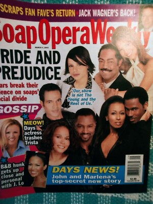 SOAP OPERA WEEKLY MARCH 04/2003 DAYTIME TV SOAP SERIALS