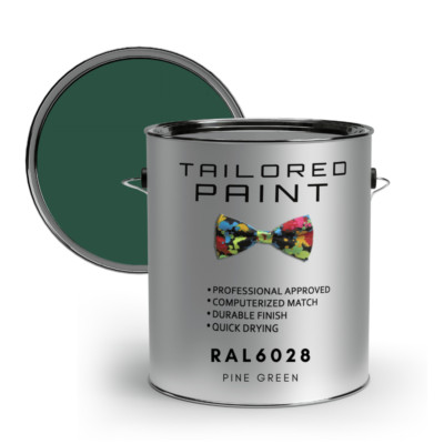 RAL6028 KIEFERNGRÜN GLANZ uPVC Fenster & Tür 1K Pinsel oder Spray On