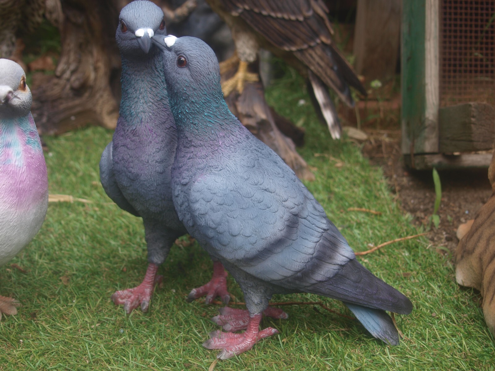 Taube Deko Figur Brieftaube Friedenstaube Garten Figur Tauben HOTANT NEUHEIT