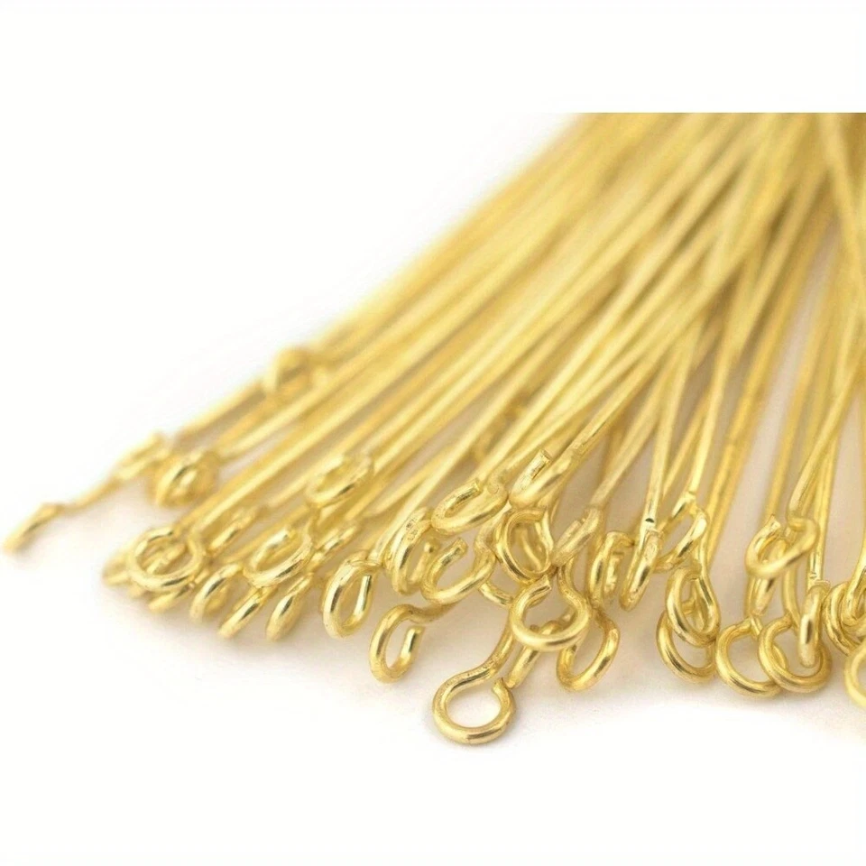 100/300 piezas Alfileres para ojos Alambre Joyería Encontrar para Hágalo Usted Mismo Artesanía Collares Fabricación de pendientes Foto 4 de 4