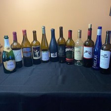 Twelve 12 Empty Glass Bottles - Art and Crafts Projects DIY Beverages Lot