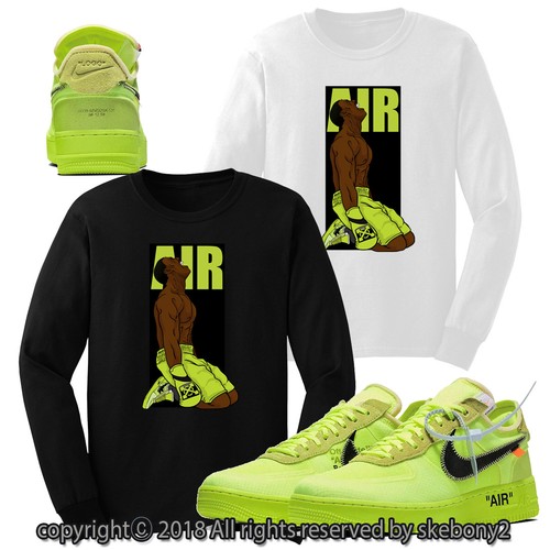 SHIRT MATCHING STYLE OF NIKE AIR FORCE 