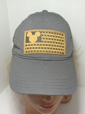 Lady's or Youth Size PATRIOTIC MICKEY MOUSE Navy baseball hat cap U.S. Flag USA