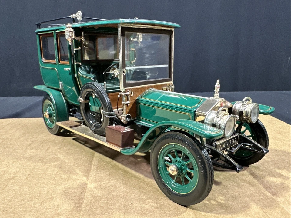 FRANKLIN COMO NUEVO 1907 ROLLS-ROYCE SILVER GHOST ESCALA 1/24 COCHE FUNDIDO A PRESIÓN Foto 4 de 4