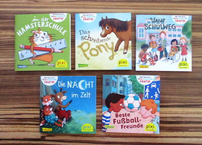 Pixi Bücher Kinder Schokolade 2024 Komplett NEU Minibücher