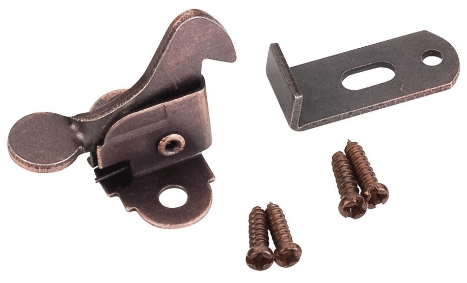 Elbow Latch Door Window Catch Dark Brushed Antique Copper with
