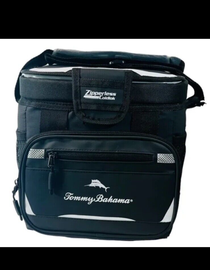 TOMMY BAHAMA Zipperless Lunch Cooler Shoulder Bag 9 Cans TOMMY BAHAMA Zipperless Lunch Cooler Shoulder Bag 9 Cans