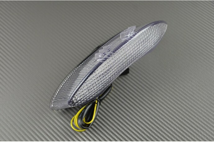 Feu stop LED avec clignotant transparent pour Triumph Speed Triple 1050S de 2016 à 2020