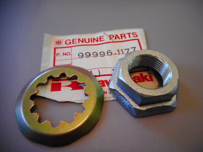 NOS Kawasaki ZX ZX1100 Ninja ZX-11 OEM Washer & Nut Set 99996-1177