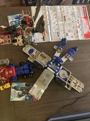 Transformers Combiners Armada Jetfire , Optimus Prime, & Overload Incomplete