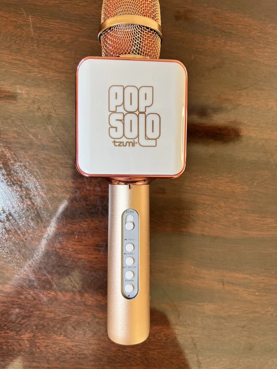 Tzumi popsolo wireless online bluetooth karaoke microphone