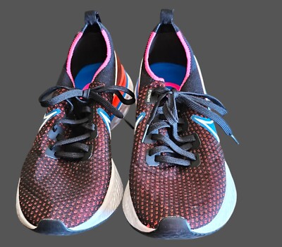 Nike React Infinity Run 2 Flyknit Black-White-Red-Blue Men's Sz 10.5