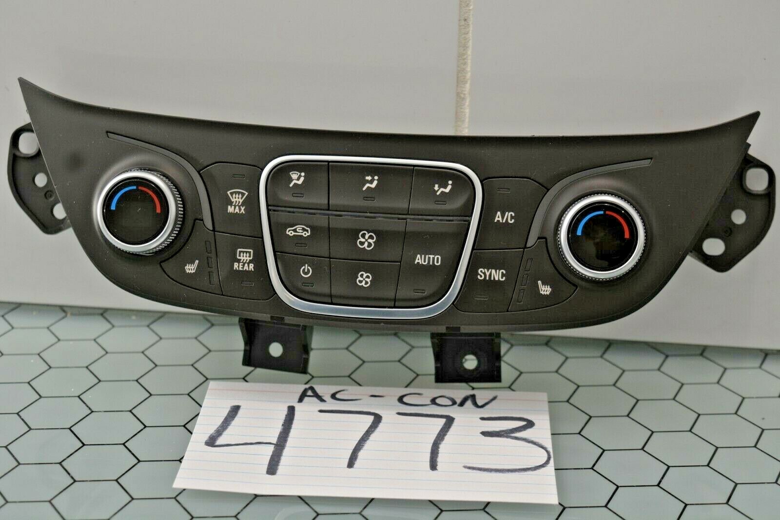 18 19 Chevrolet Equinox AC and Heater Control Used Stock #4773-AC