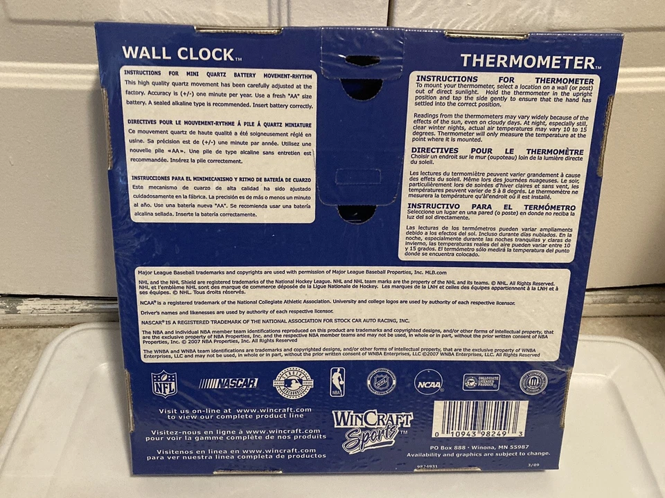 Alex Rodriguez New York Yankees MLB Baseball 12" Logo Round Wall Clock - Image 4 of 4