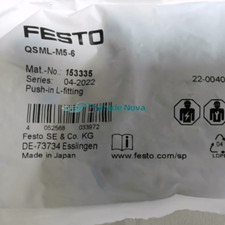 10PCS Original FESTO QSML-M5-6 153335 Push-in fitting Fast delivery