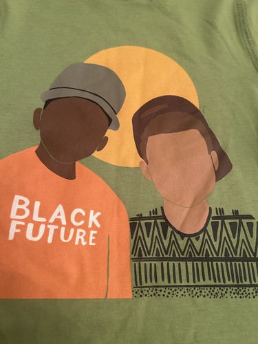 Black Future Green Boys Hoodie L/S Toddler Shirt Sz 4t New - Picture 2 of 2