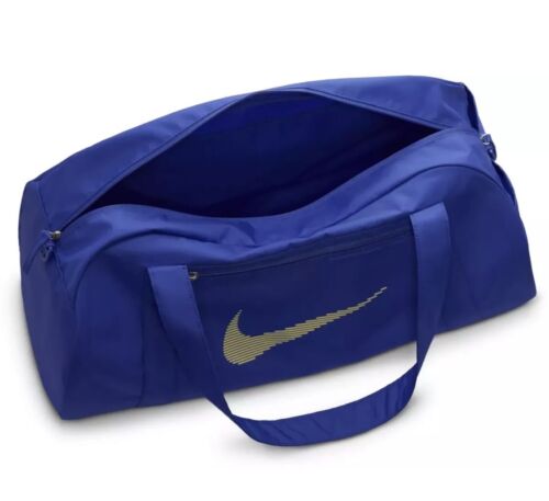 Nike Women's Ultramarine/Luminous Green Gym Club Duffel Bag DR6974-581 NWT - Picture 8 of 11