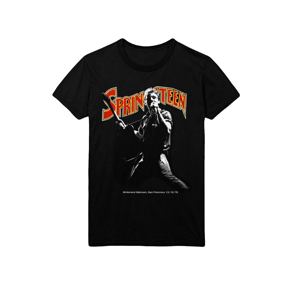 Abbigliamento Bruce Springsteen: Winterland Ballroom Singing (T-Shirt Unisex Tg.