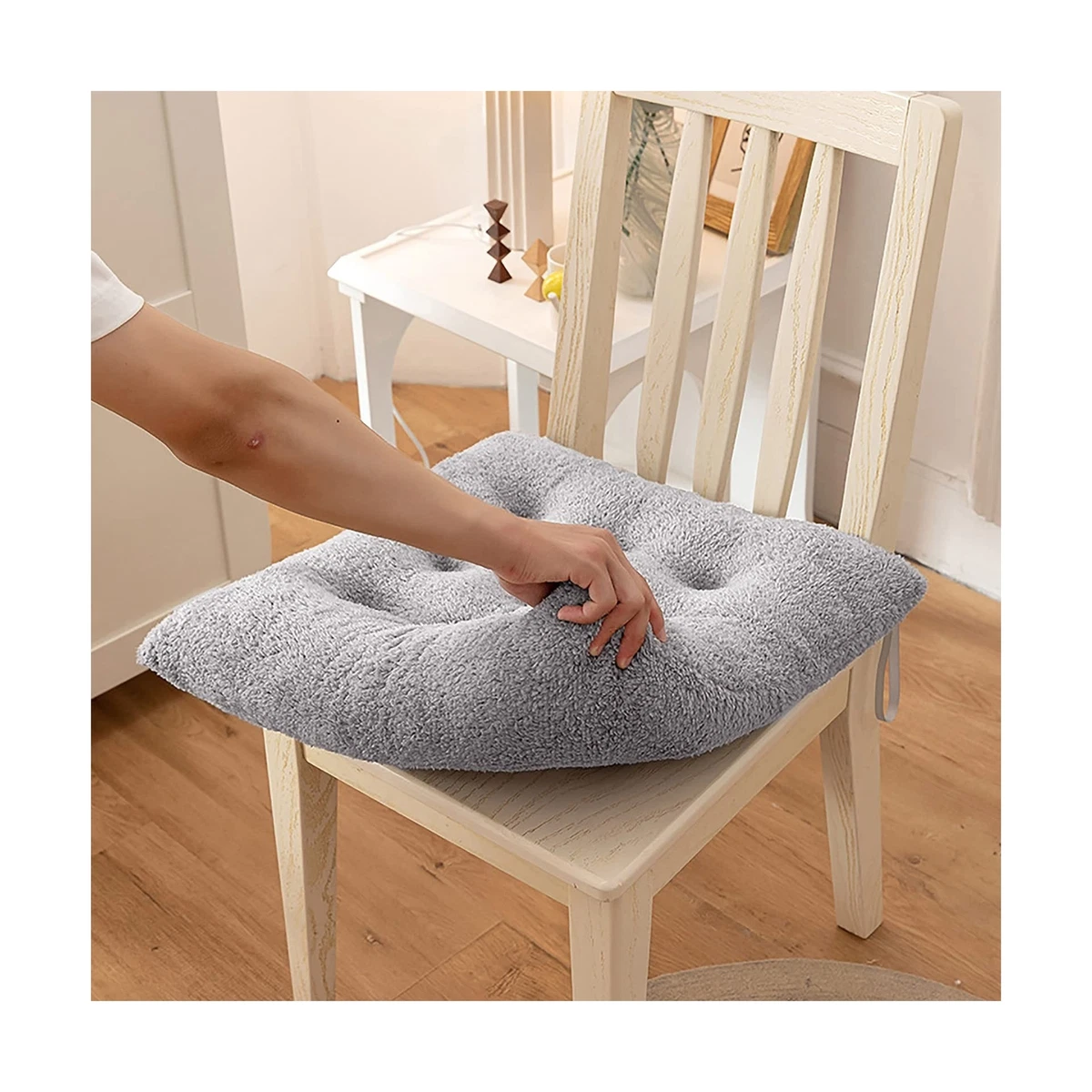 Beisto Square Seat Chair Pads Thick Dining Kitchen Office Chair Cu