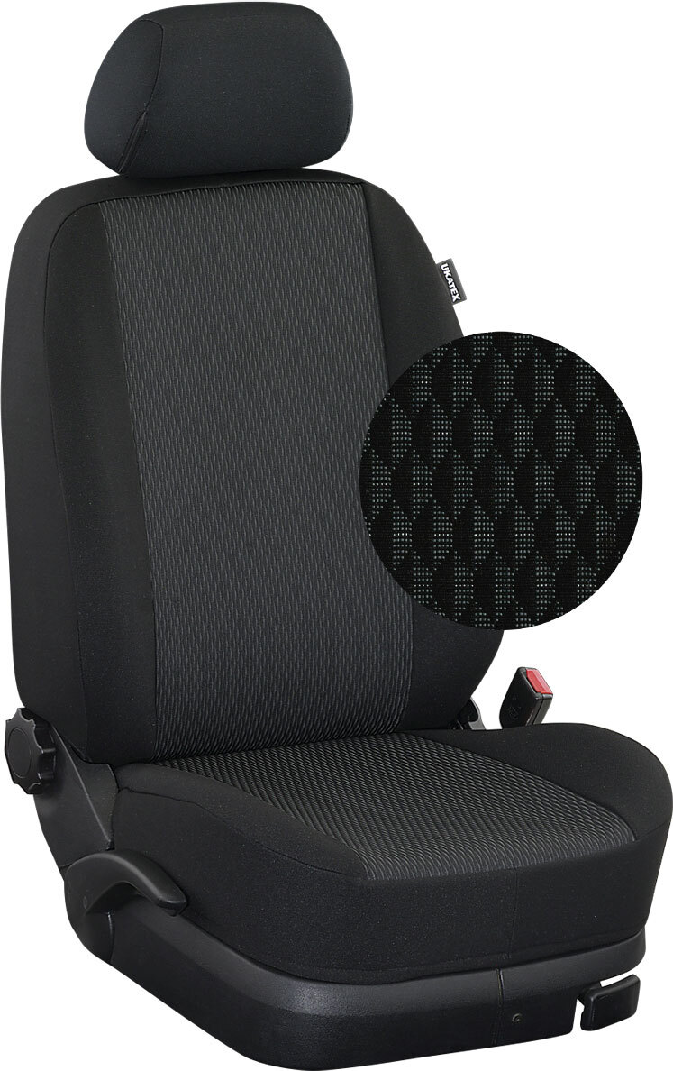 Premium Universal Sitzbezüge Kunstleder Blau Für Volkswagen POLO (9N
