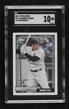 2021 Topps Update 1992 Topps Redux Andrew Vaughn #T92-27 SGC 10 GEM q2s