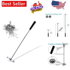 Magnetic Pickup Tool with 34" Extension - Safe & Efficient for Workshop Cleanup