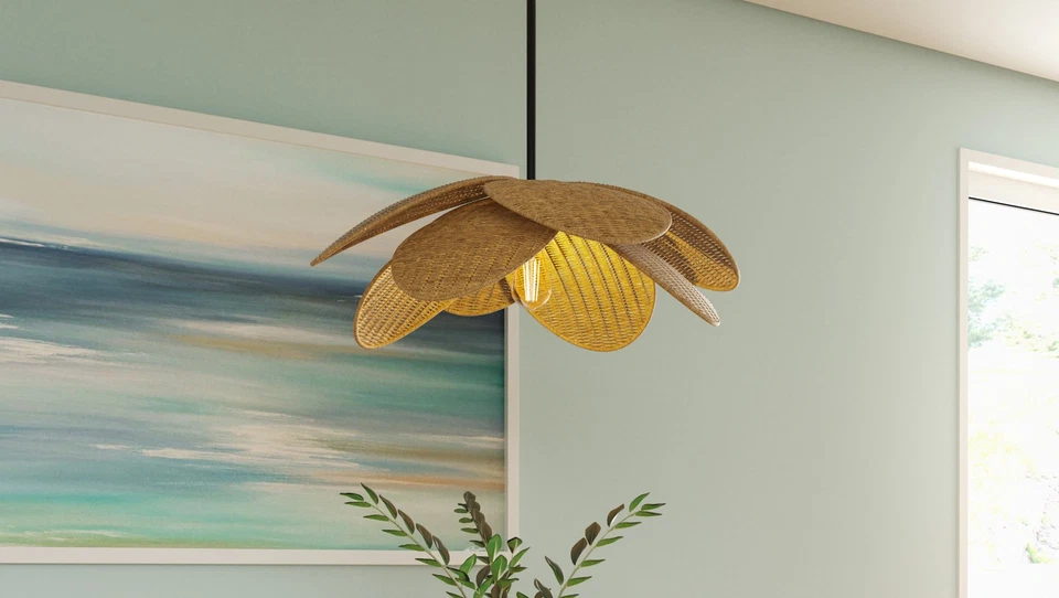 Colgante Quoizel WLL2822 Willa 22"W - Negro Foto 2 de 4