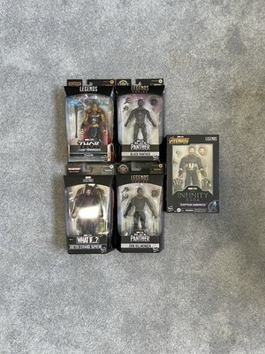 Marvel Legends 6'' Action Figures Black Panther Hasbro Lot Of 5 - New In Box NIB