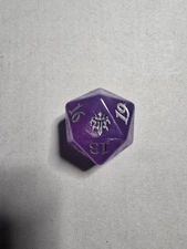 Dice - MTG - Oversized Spindown - D20 - Throne of Eldraine Gift Edition Dice