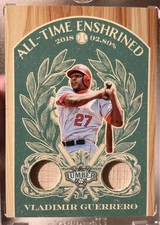 2025 Leaf Lumber Vladimir Guerrero Emerald Edition Game Used Dual Bat Relic 2/2