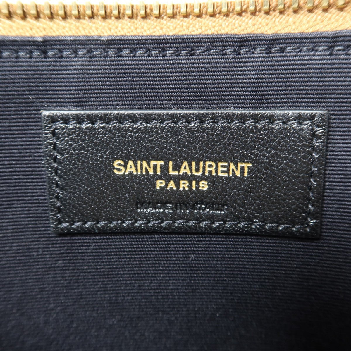 Yves Saint-Laurent　ステーショナリー SAINT LAURENT YSL GHW Pouch 636499 Suede Brown | eBay