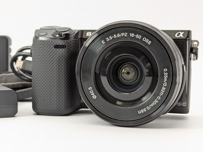 Sony NEX-5R 16.1MP Digital Camera w/16-50mm PZ Lens English OK [Near MINT] #2031