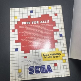 Sega Visions Magazine Winter 1990/1991 COMPLETE with Inserts + Cards!