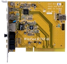 SOUND CARD WINFAST K7NFAL FIREWIRE RJ45 SPDIF