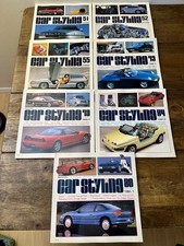Car Styling Magazine 1985-1991 - Lot Of 7 Issues