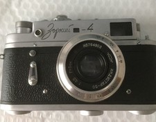 macchina fotografica  vintage  Zorki 4 usata in buone condizioni