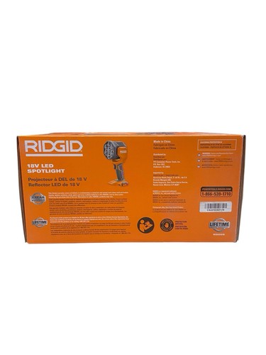 Ridgid 18V Cordless LED Spotlight Tool Only R8699B - Picture 4 of 4