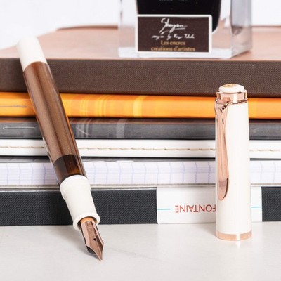 Pelikan Classic M200 Fountain Pen - Copper Rose Gold