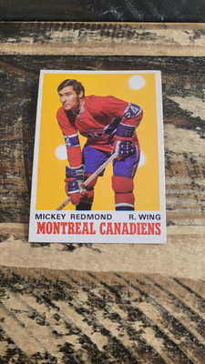 1970-71 O-Pee-Chee Mickey Redmond No Trade #175 EX+ Vintage Hockey