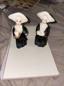 Kreiss 1957 Japan ceramic 2 Nunns 6 12" tall vintage collectable