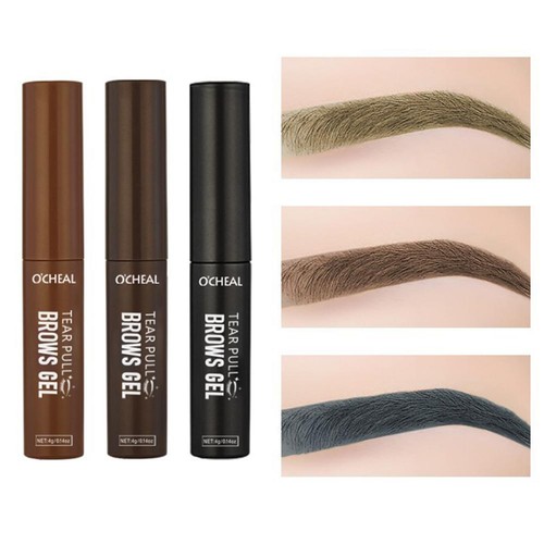 Tear-off Dye Eyebrow Cream Semi-Permanent Waterproof Brow Tattoo Tint Sweatproof - Picture 3 of 21