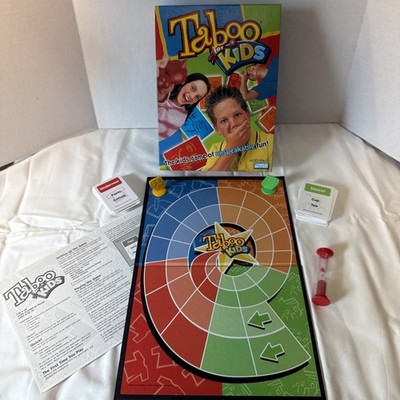 Taboo for Kids Game Unspeakable Fun By Hasbro Parker Brothers 2004 - No Squeaker