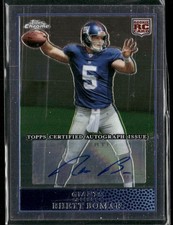 Rhett Bomar 2009 Topps Chrome Autograph/Signed/Auto #TC203 Giants Rookie Card. rookie card picture